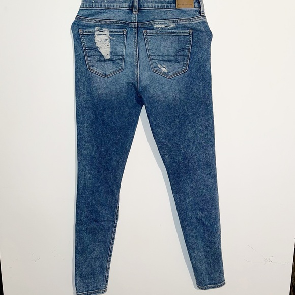American Eagle Outfitters Blue Distressed Jeans - Picture 2 of 7